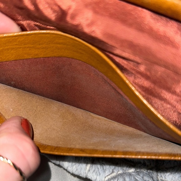 Bridle calfskin vintage double kisslock long wallet so rare nice 👍 - Picture 7 of 10